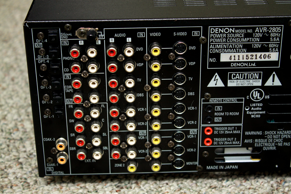 Denon Receivers and Sony CD Changer