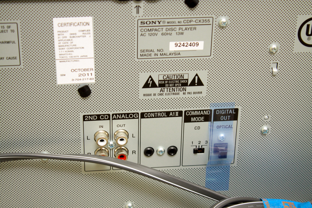 Denon Receivers and Sony CD Changer