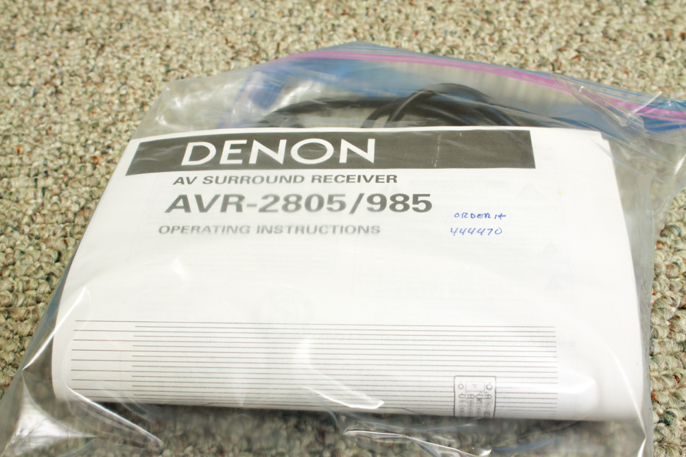 Denon Receivers and Sony CD Changer