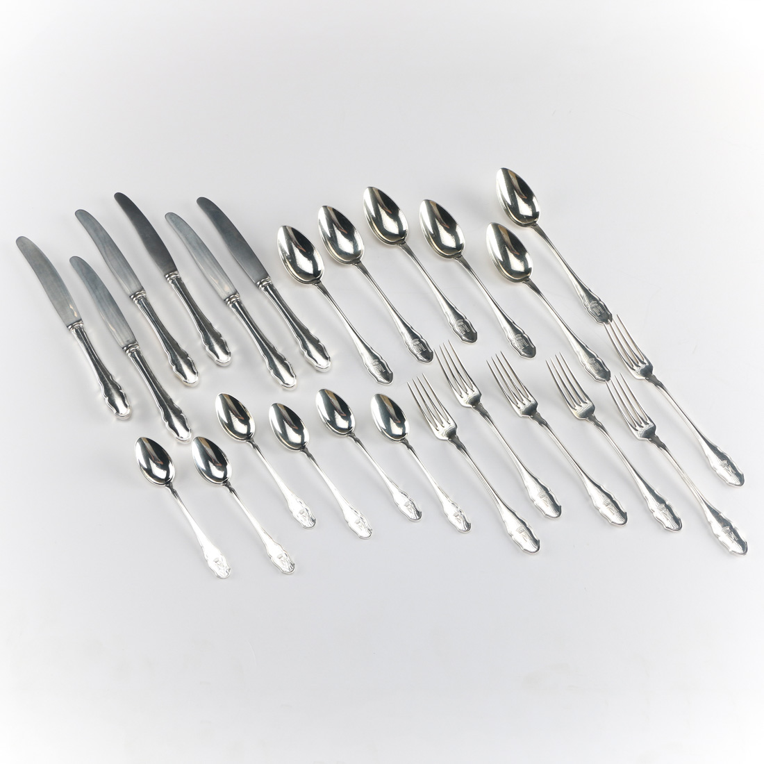 German Silver Flatware Set