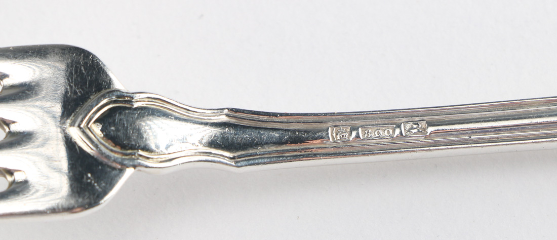 German Silver Flatware Set