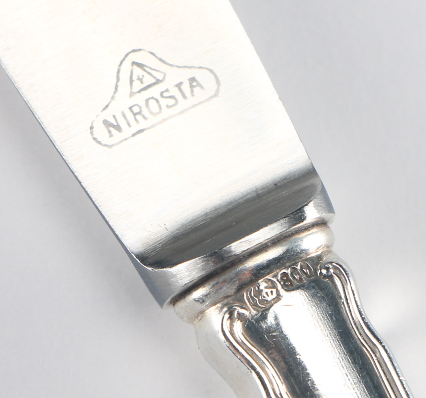 German Silver Flatware Set