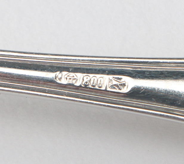 German Silver Flatware Set