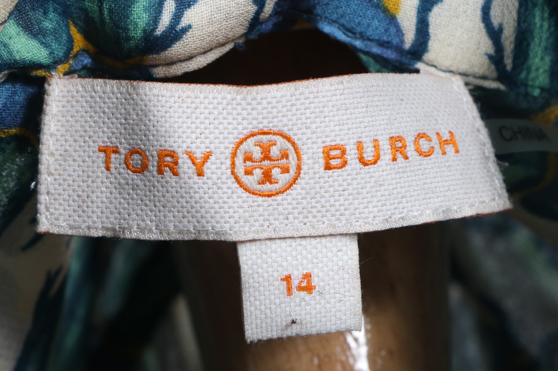 Tory Burch Kerry Style Silk Beetle Blouse