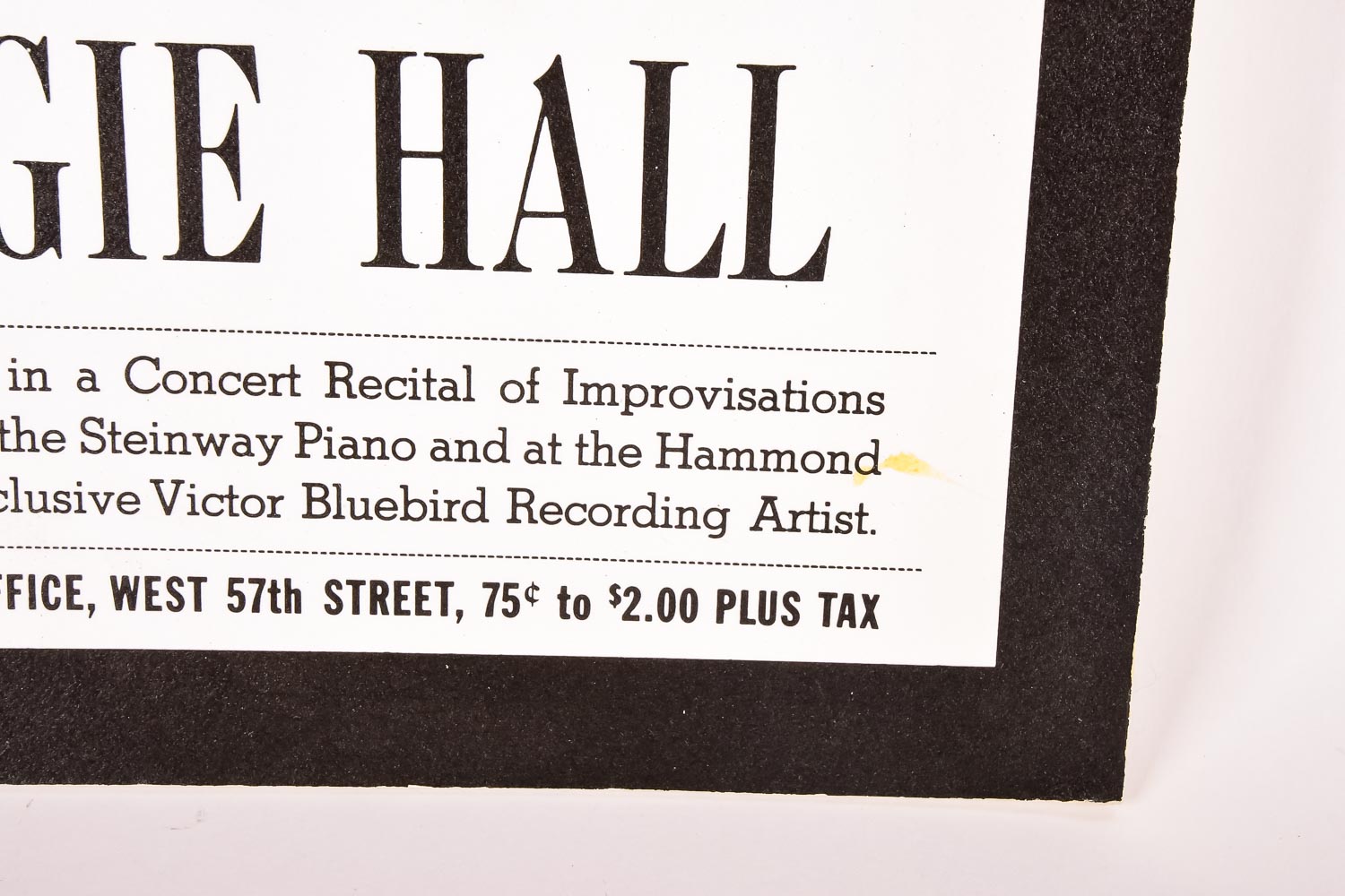 "Fats" Waller at Carnegie Hall Poster