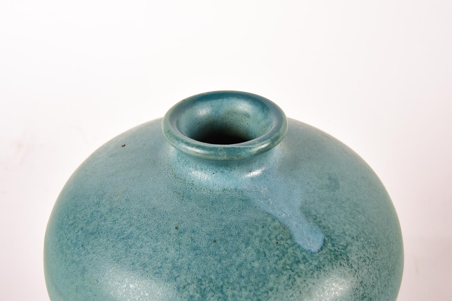 Blue Stoneware Vase