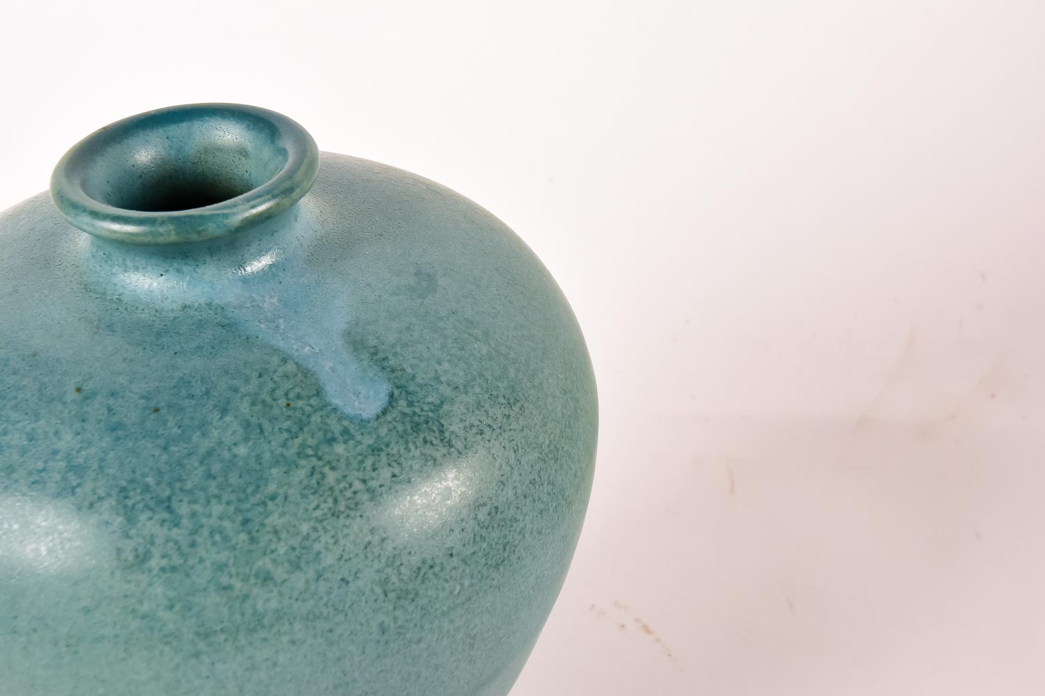 Blue Stoneware Vase