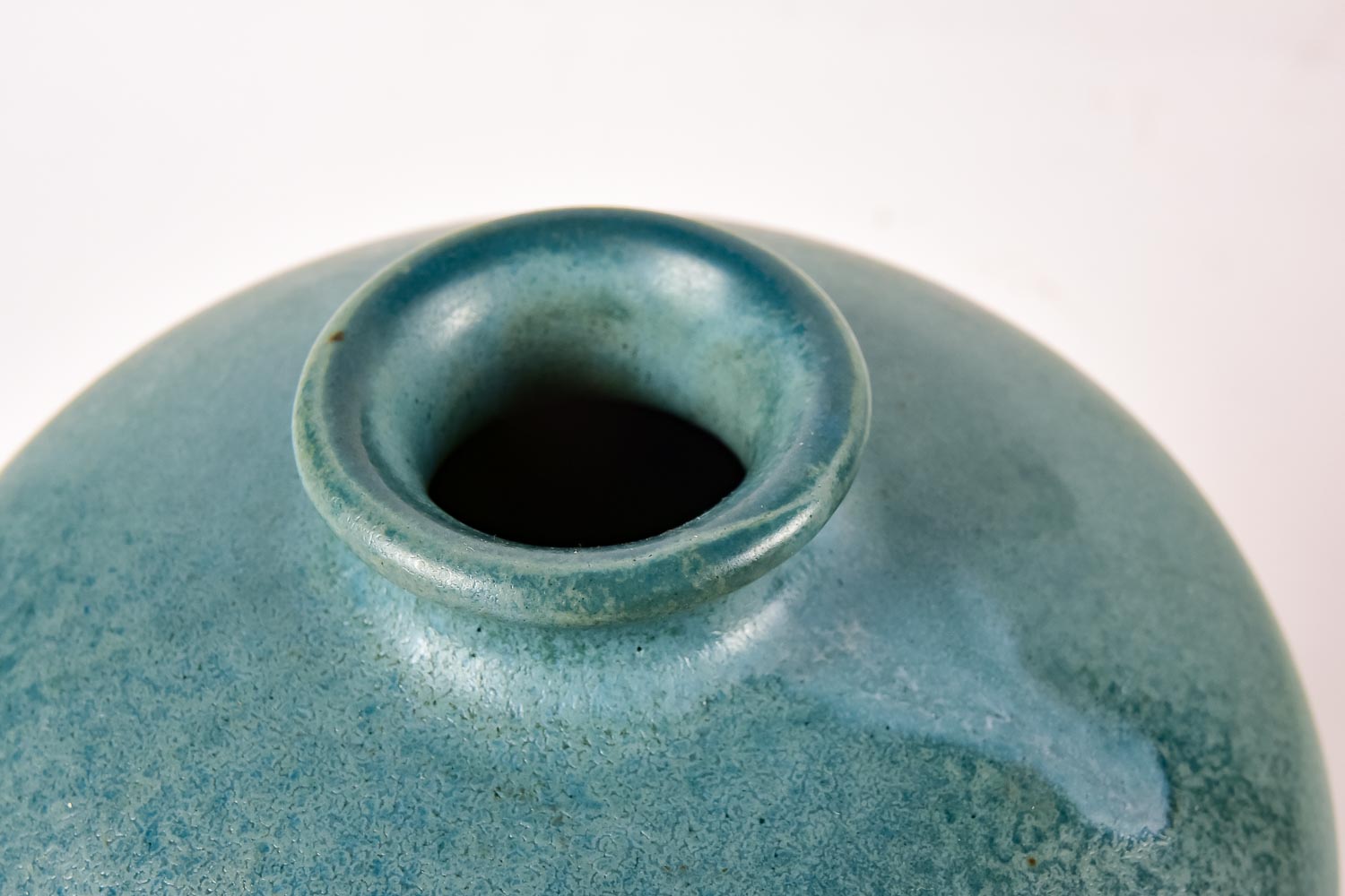 Blue Stoneware Vase
