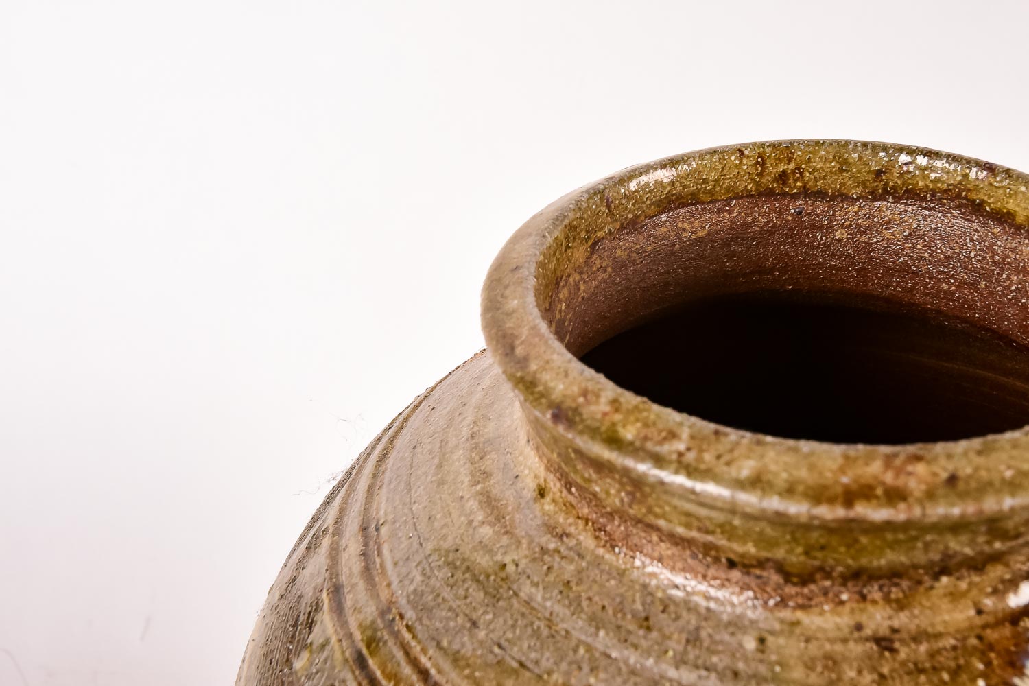 Wheel-Thrown Stoneware Vase