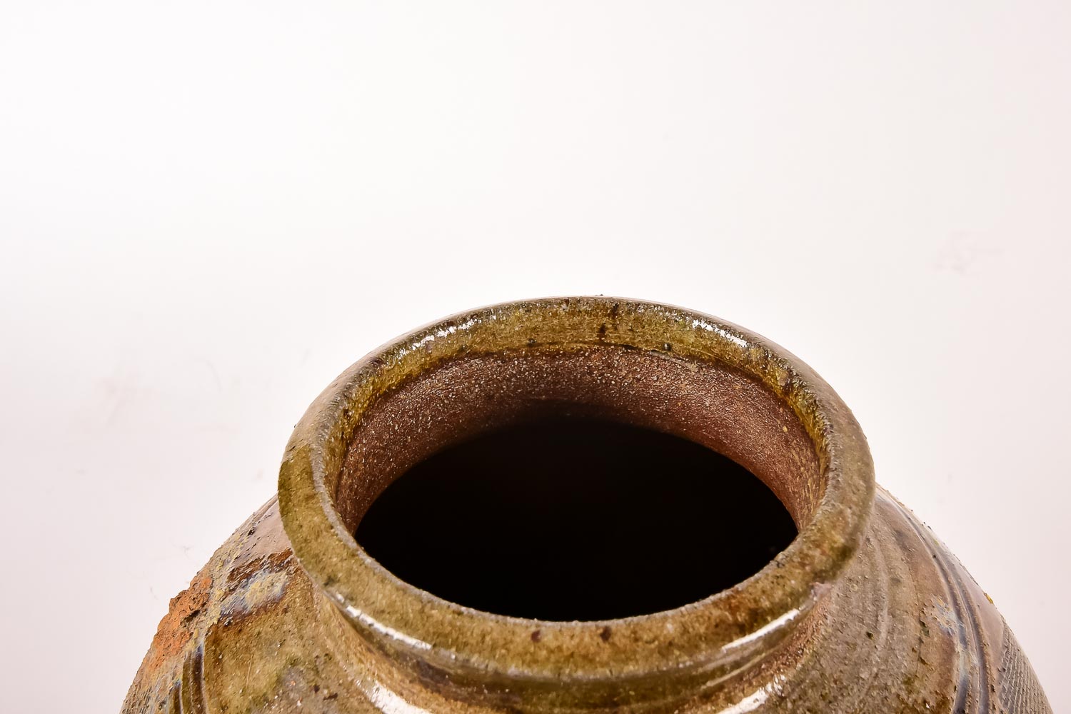 Wheel-Thrown Stoneware Vase