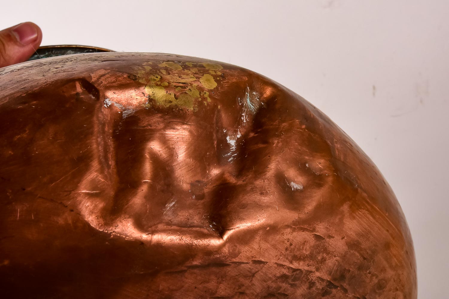 Vintage Copper Fireplace Pot