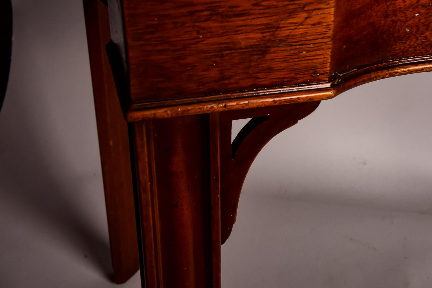 Chinese Chippendale Mahogany Tray Table