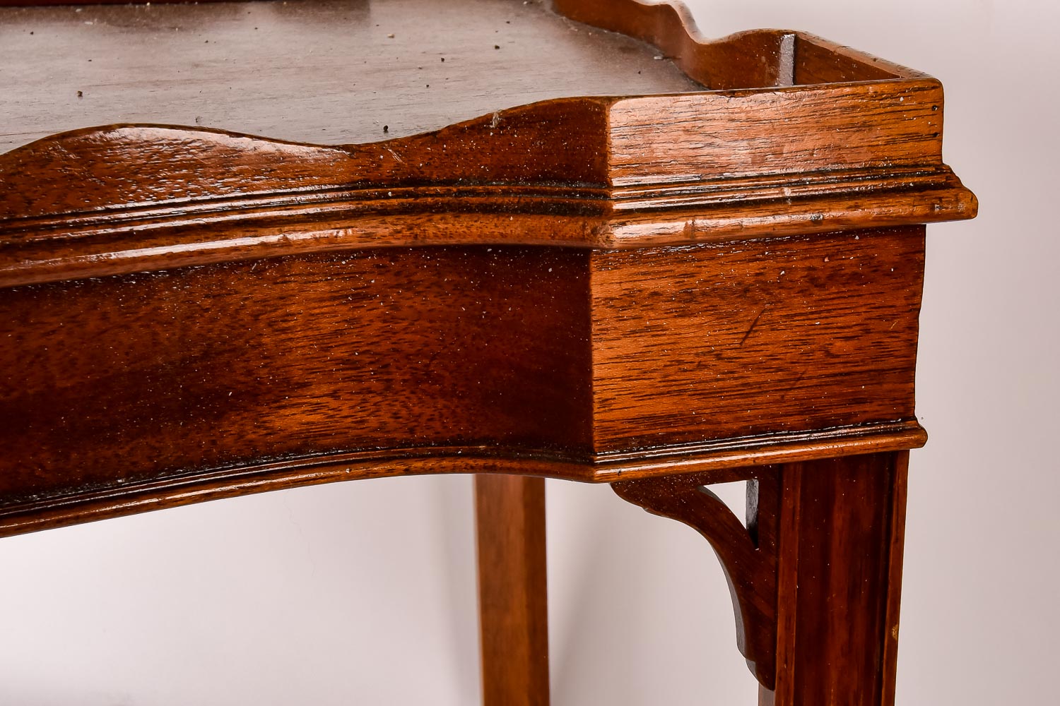 Chinese Chippendale Mahogany Tray Table
