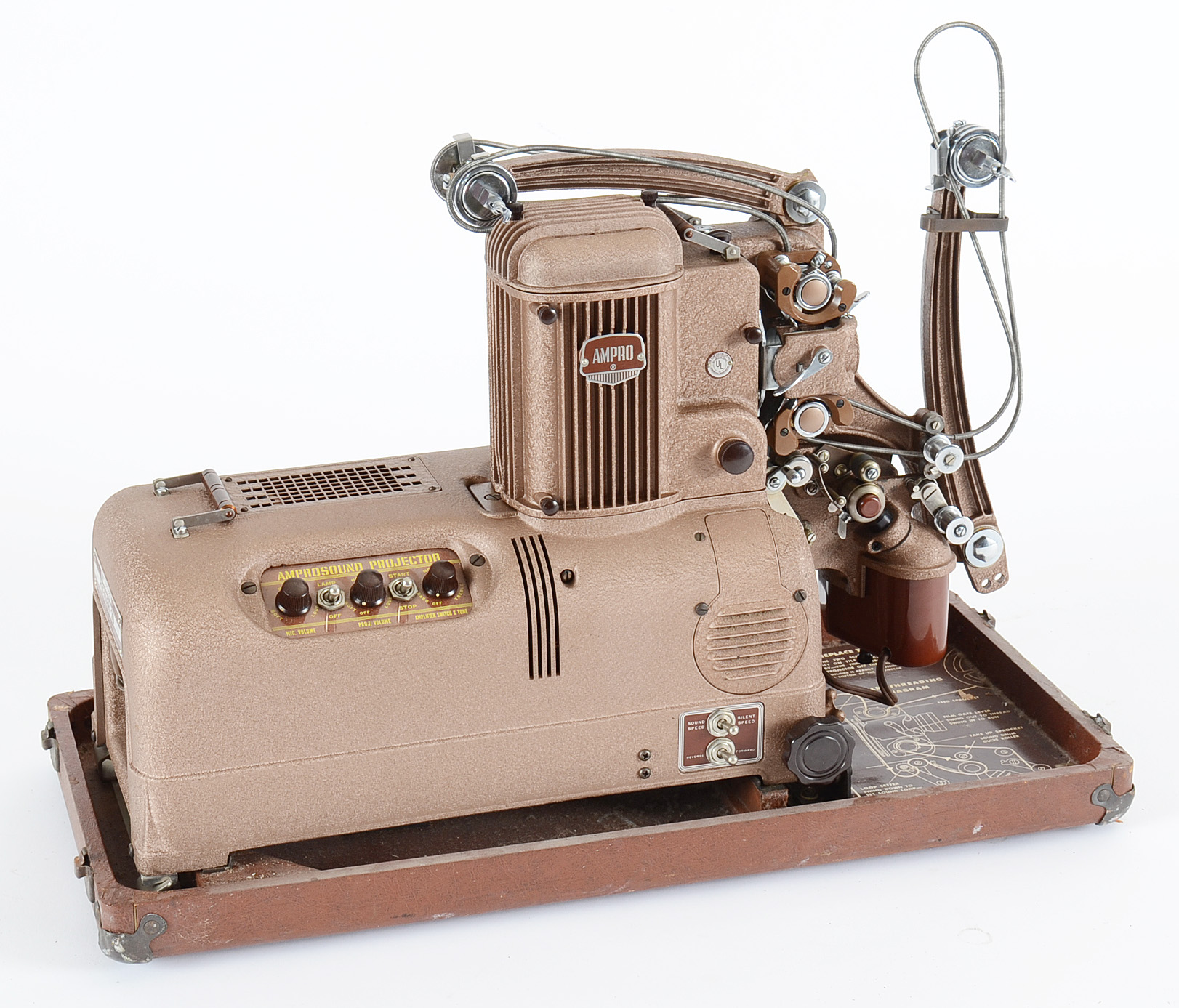 Vintage Ampro Premier 30 Sound Projector and Speaker