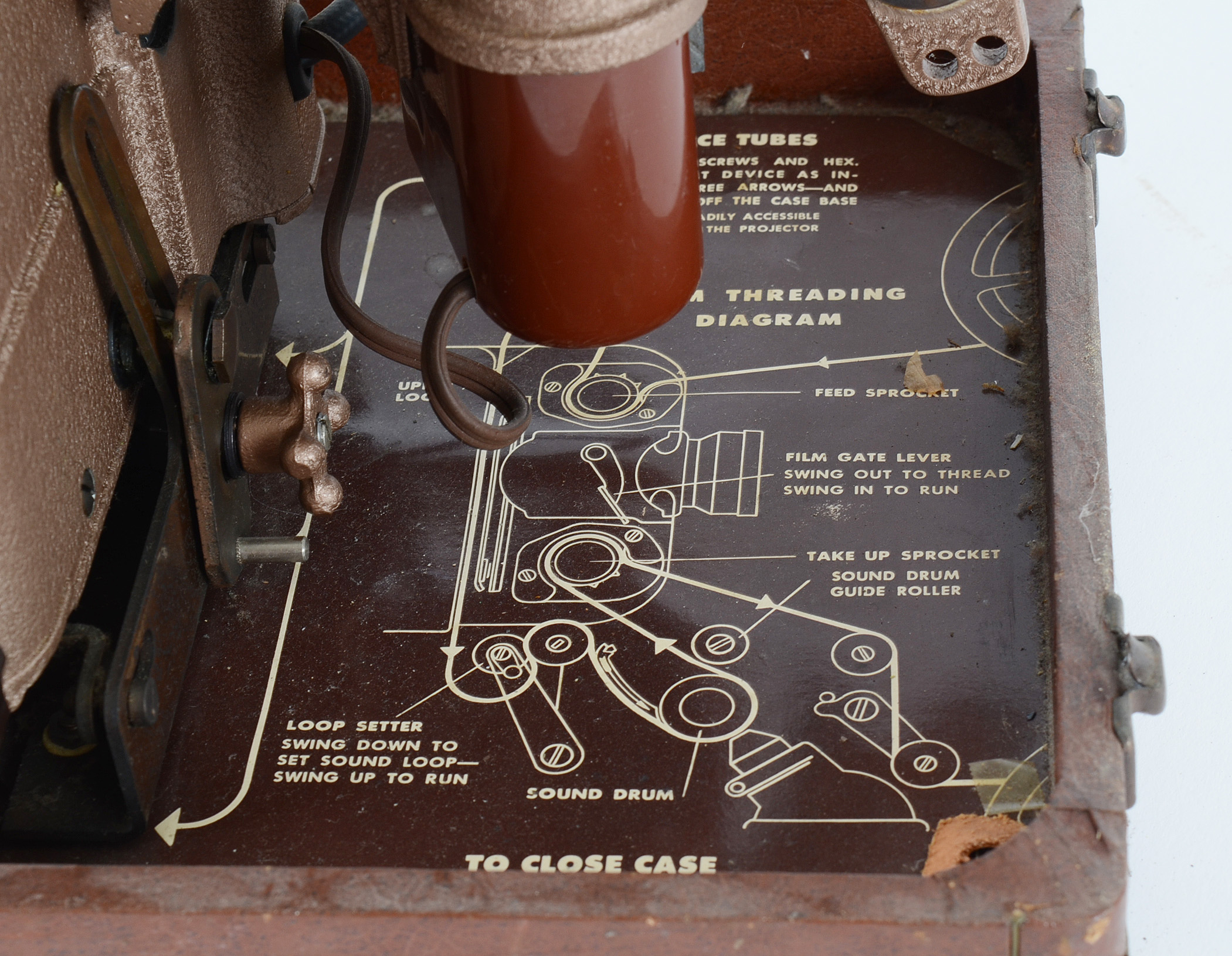 Vintage Ampro Premier 30 Sound Projector and Speaker