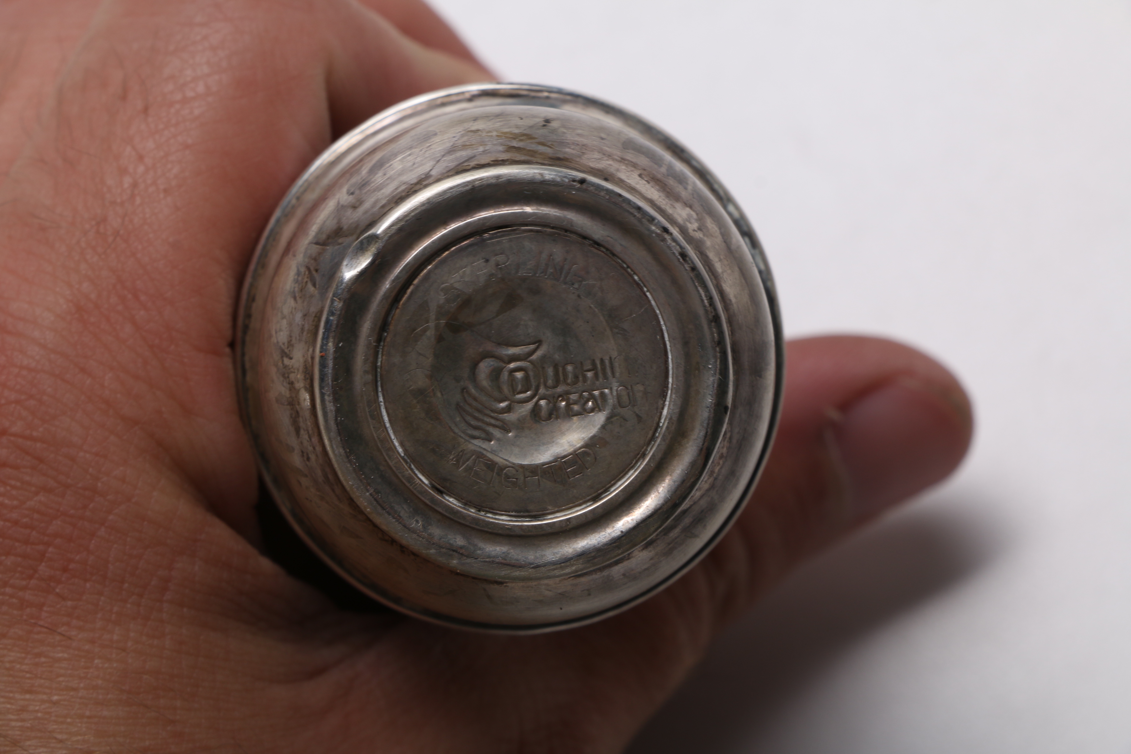 Duchin Creation Weighted Sterling Salt and Pepper Shakers