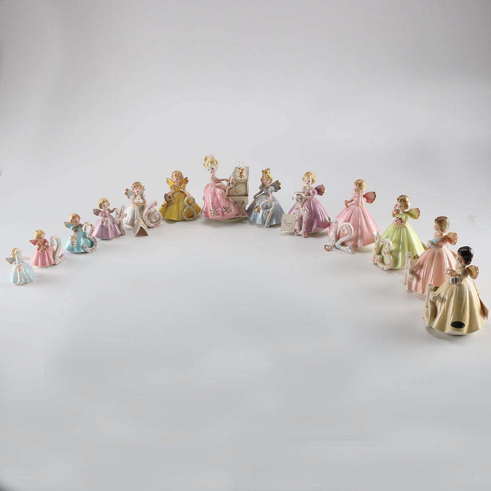 Josef Originals Birthday Angel Figurines