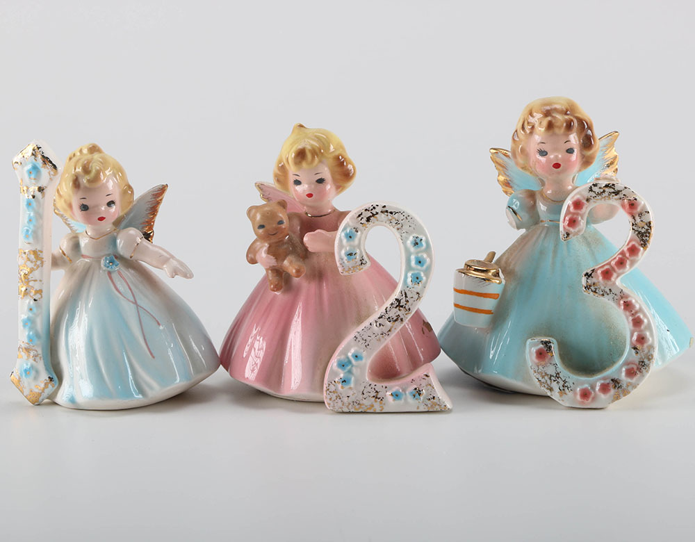 Josef Originals Birthday Angel Figurines