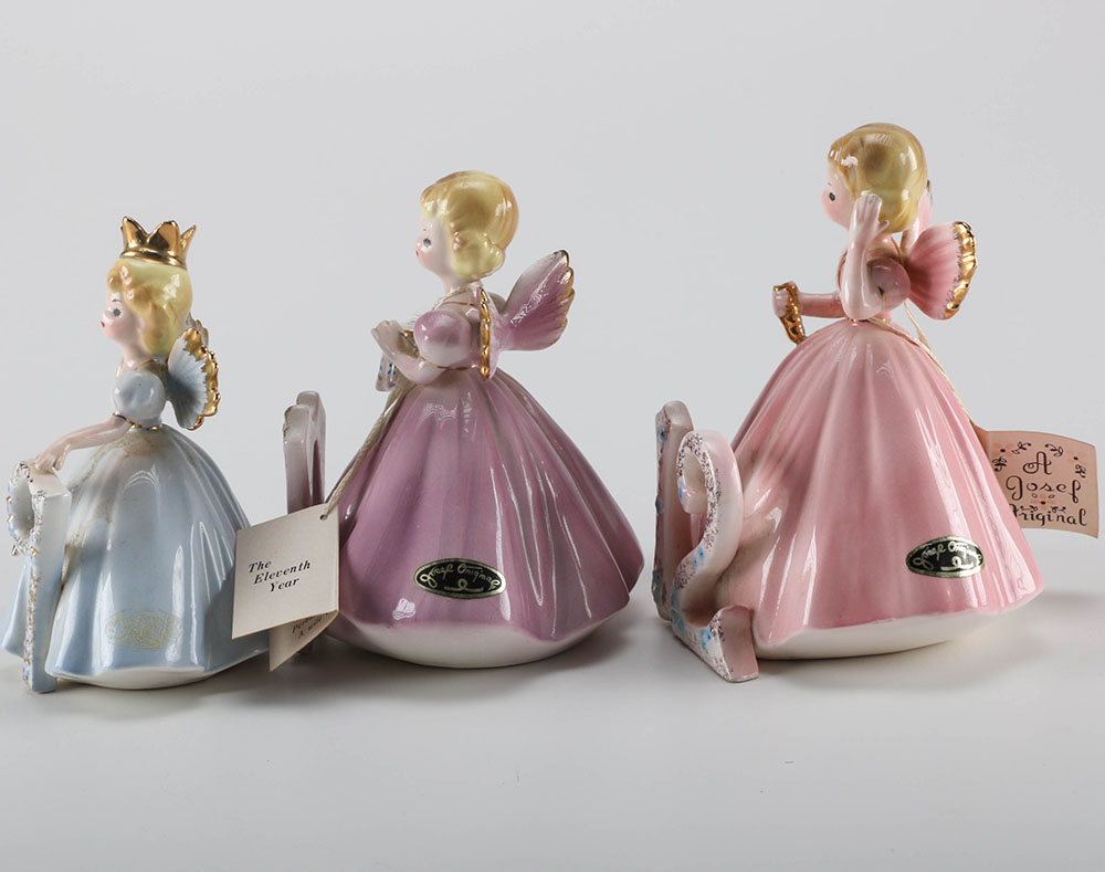 Josef Originals Birthday Angel Figurines