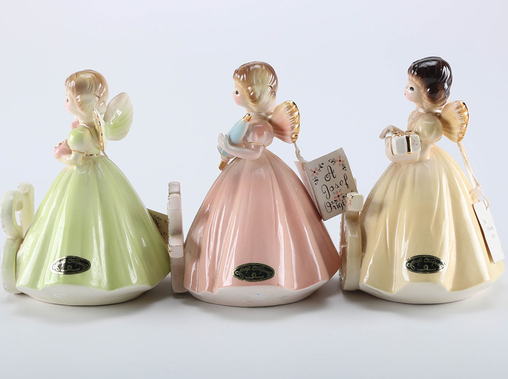 Josef Originals Birthday Angel Figurines