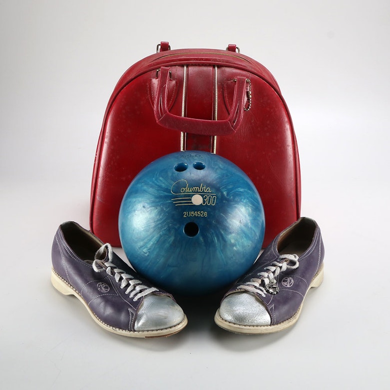 Vintage Bowling Bag Ball Shoes Training Bowlin Sport -  Hong Kong