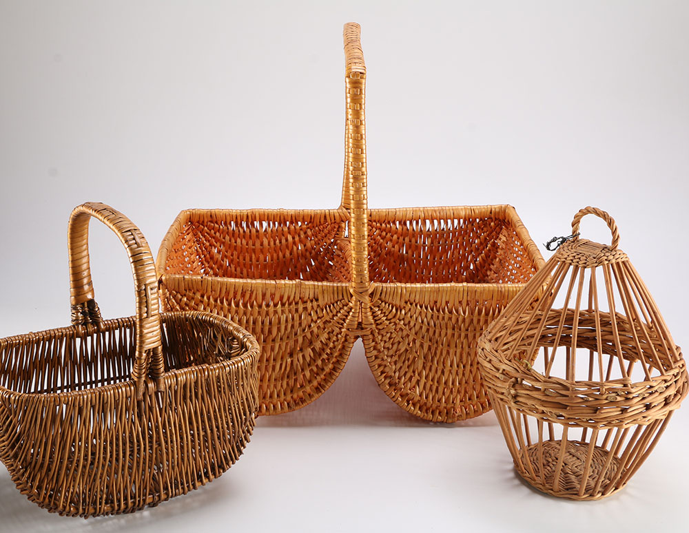 Assortment of Baskets including Longaberger Baskets