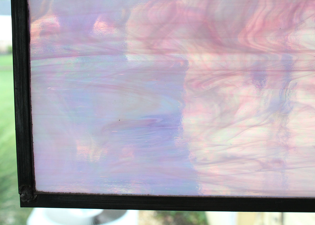 Stained Glass Window Pane with Rotating Discs