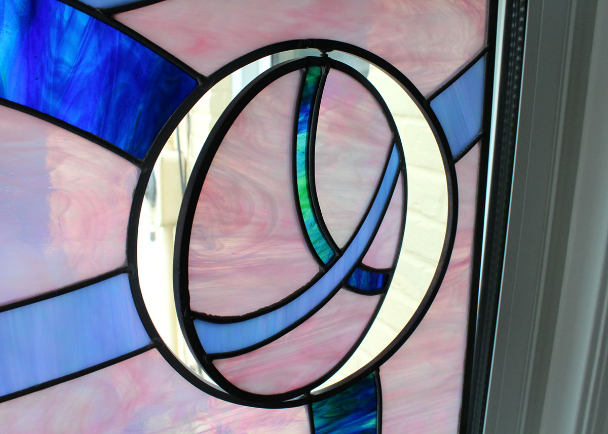 Stained Glass Window Pane with Rotating Discs