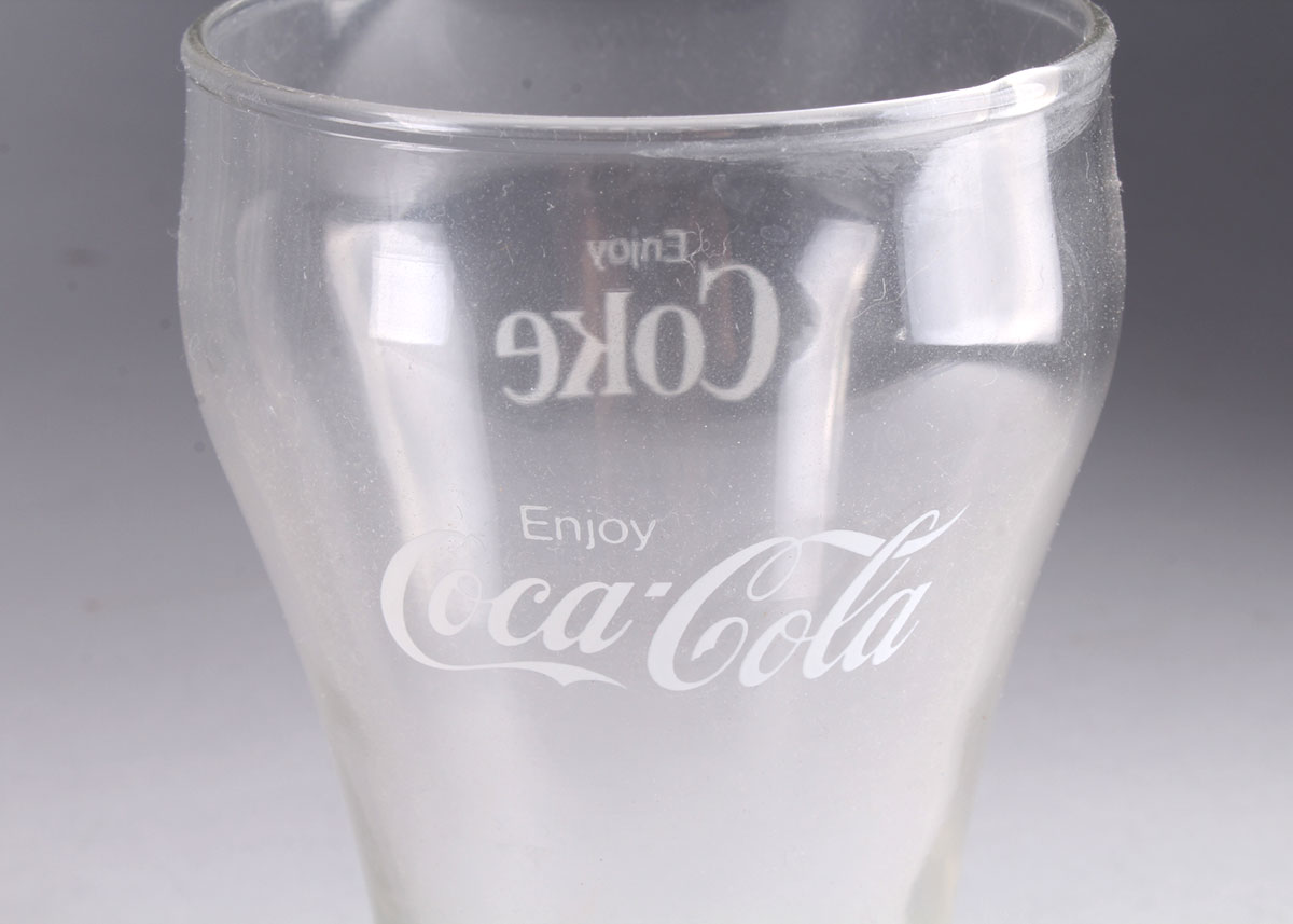 Vintage Coca-Cola Clear Glassware