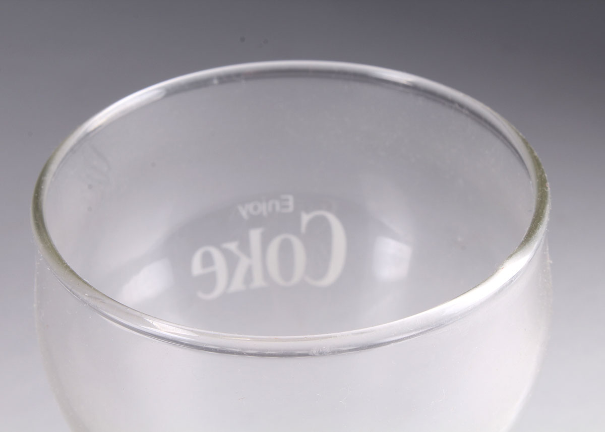 Vintage Coca-Cola Clear Glassware