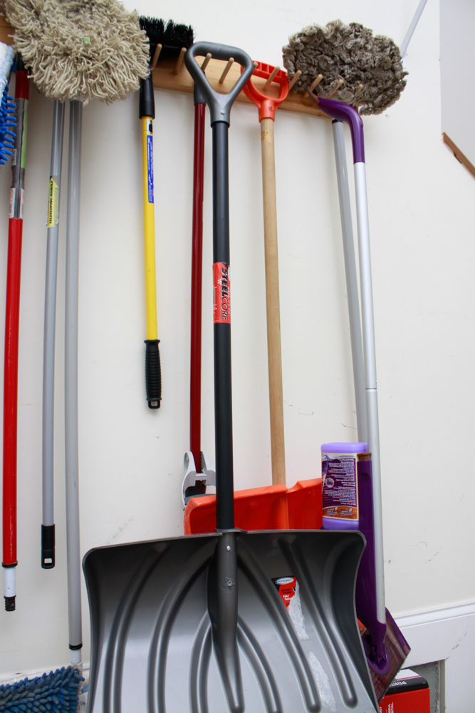 Collection of Tools and Cleaning Supplies