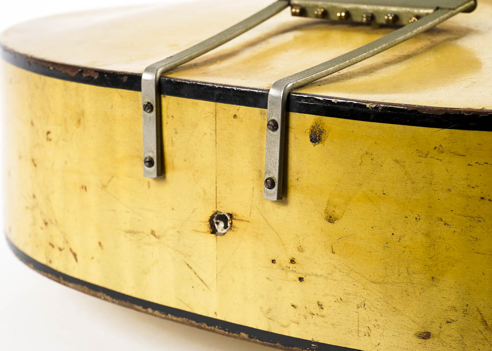 Vintage Silvertone Hollow Body Acoustic Guitar