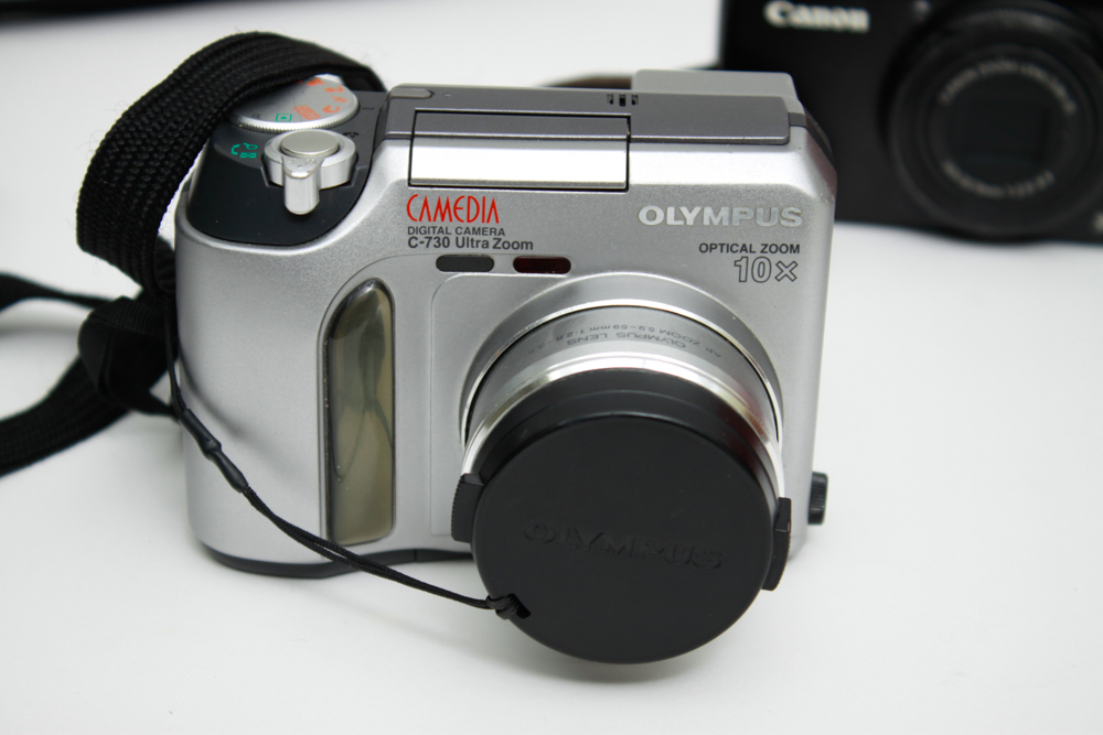 Collection of Digital Cameras and Accessories