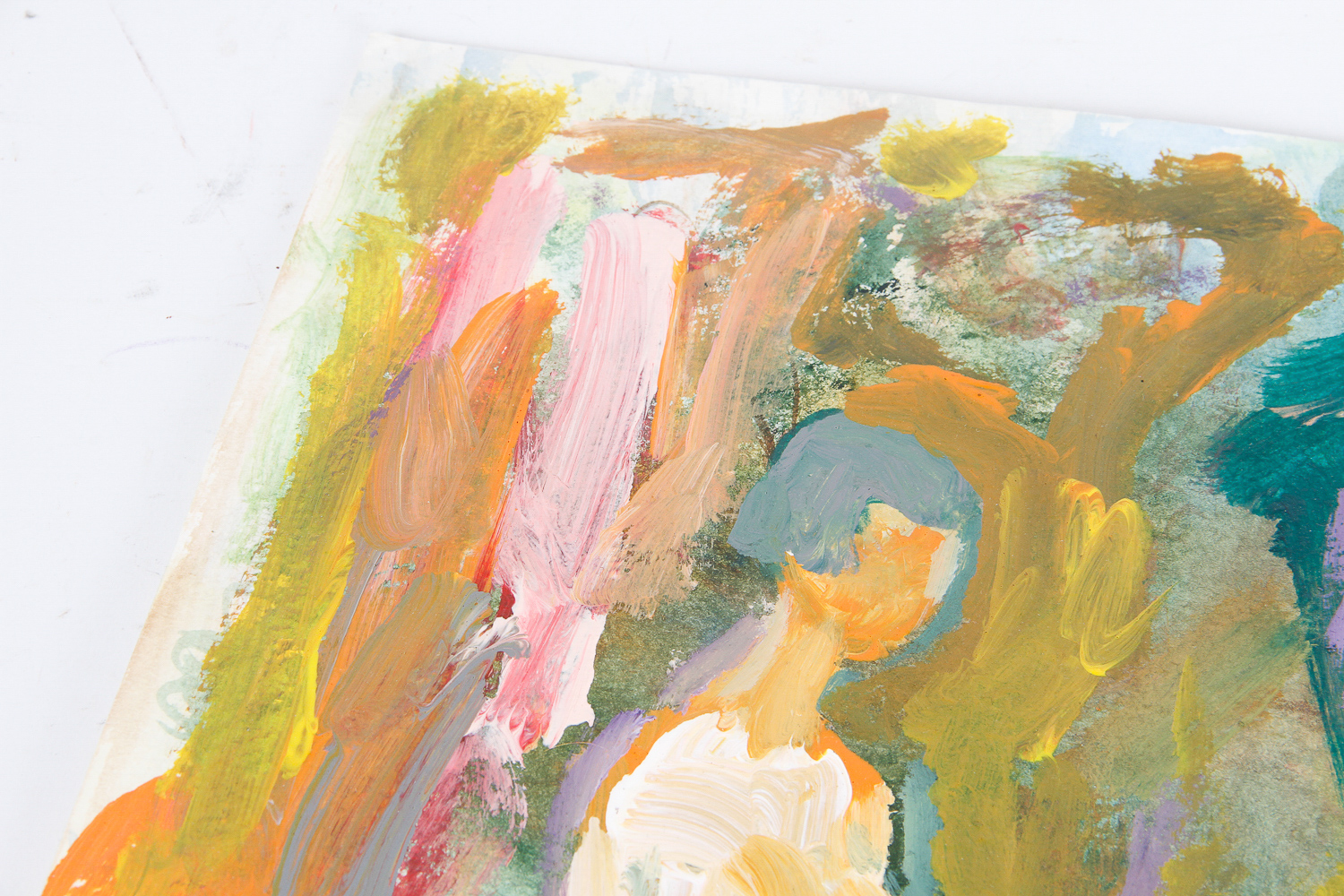 Original Oil on Board of Seated Nude Woman by Murat Kaboulov