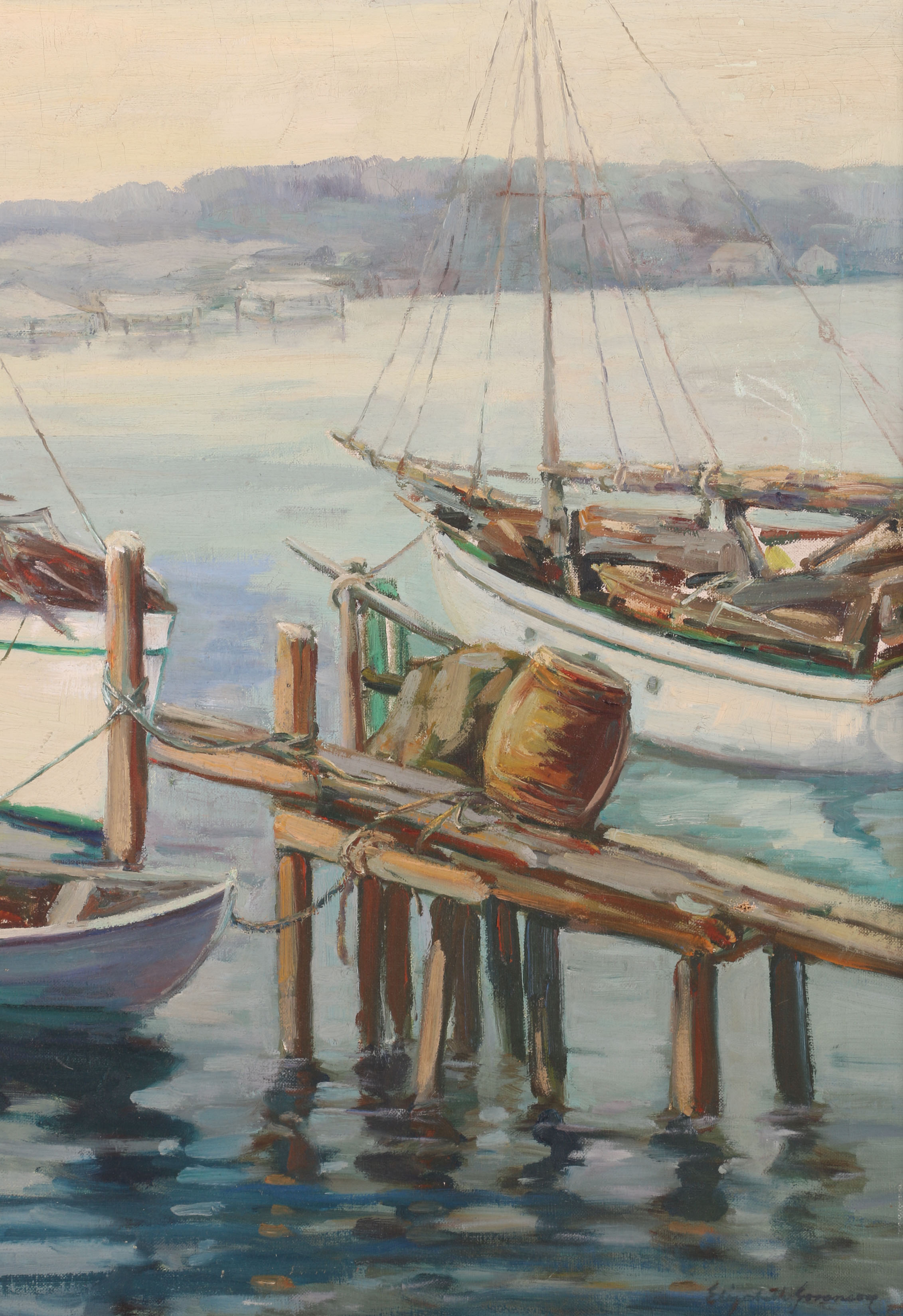 Elizabeth Goranson Signed Oil Painting