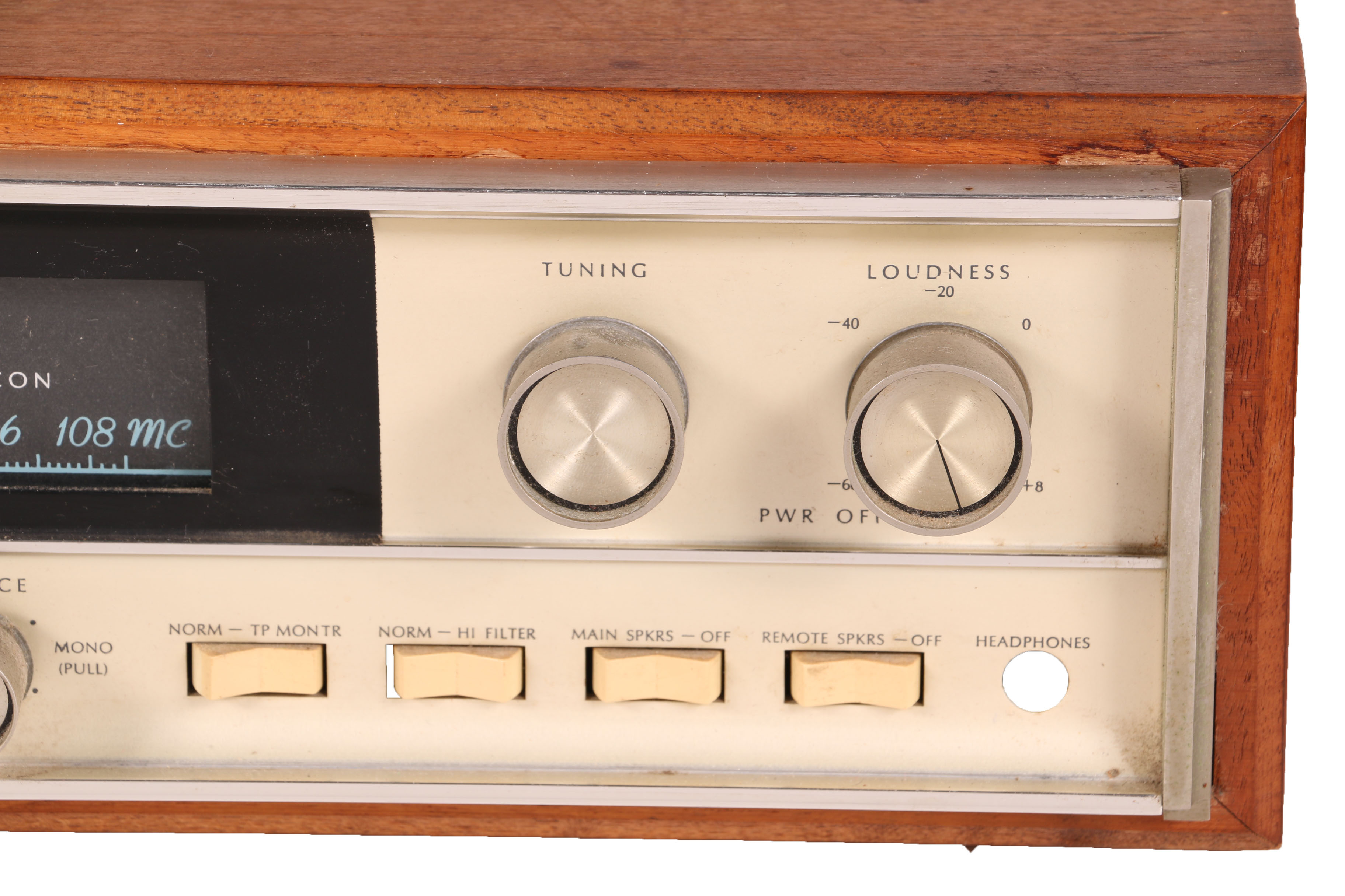 Vintage Sherwood Electronics S-8800 Receiver and Speaker Cabinet