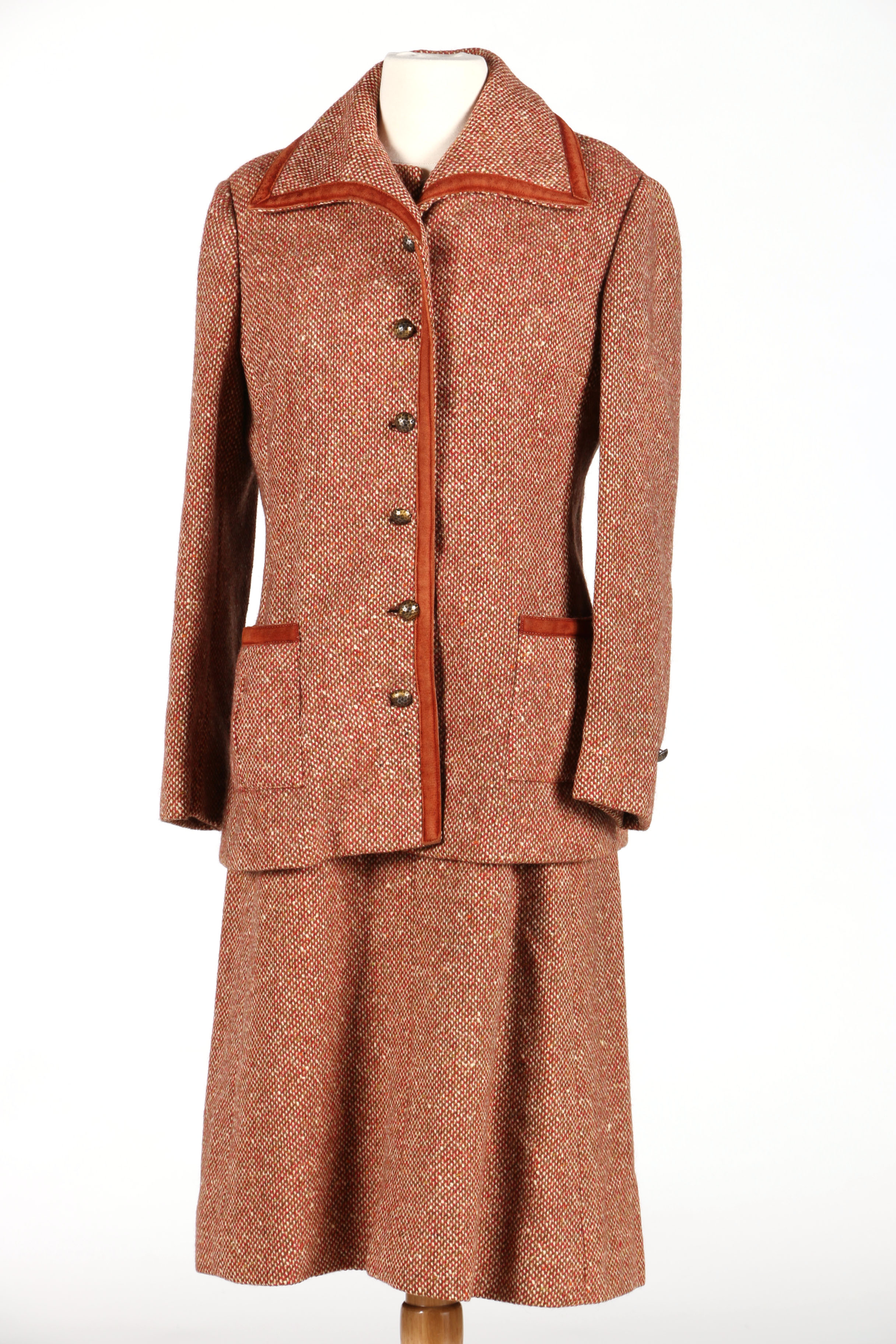 Pair of Women's Vintage Tweed Dress Suits