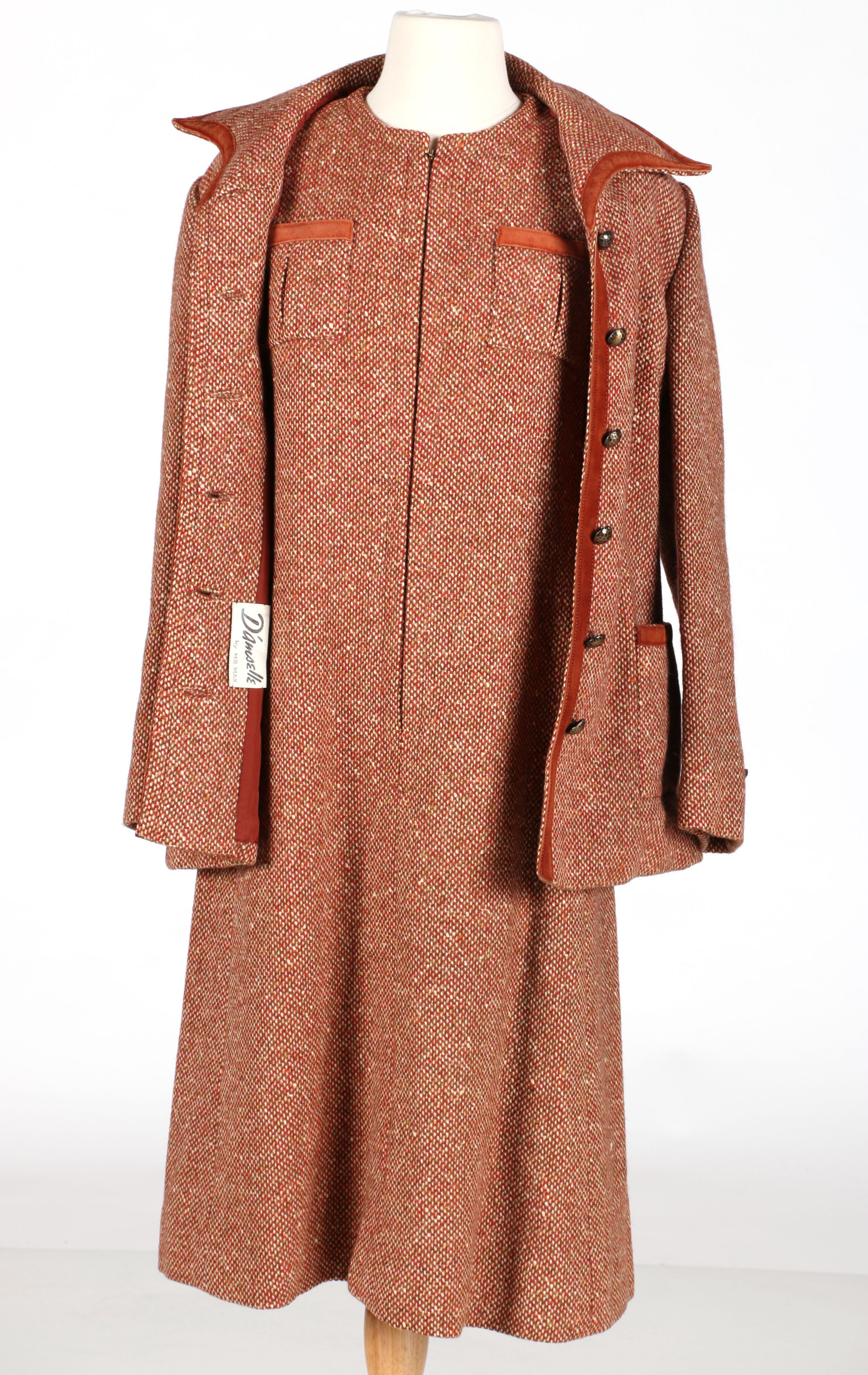 Pair of Women's Vintage Tweed Dress Suits