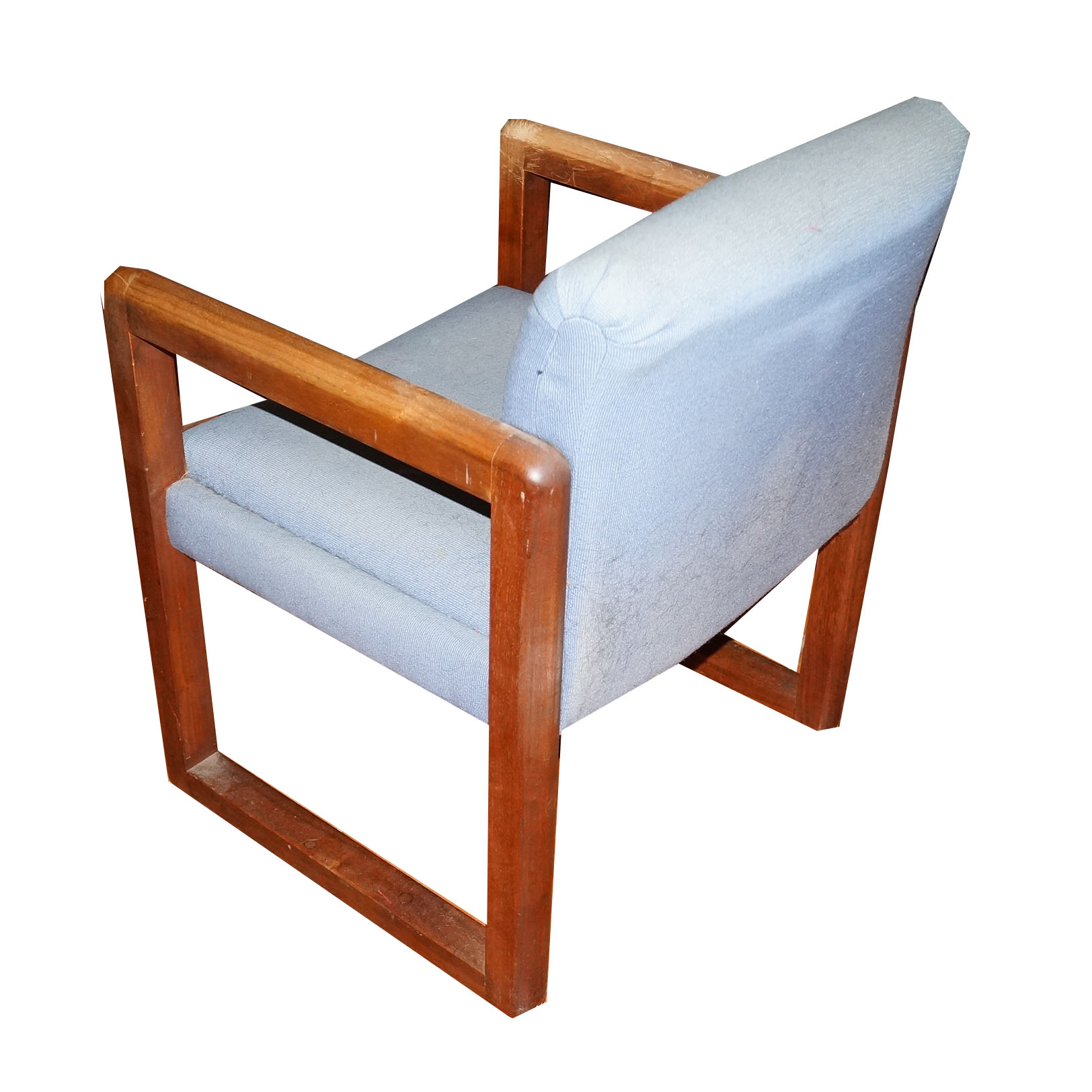 Light Blue Upholstered Office Chair