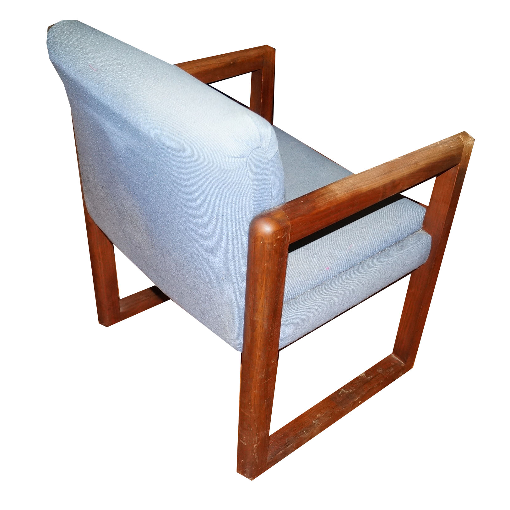Light Blue Upholstered Office Chair