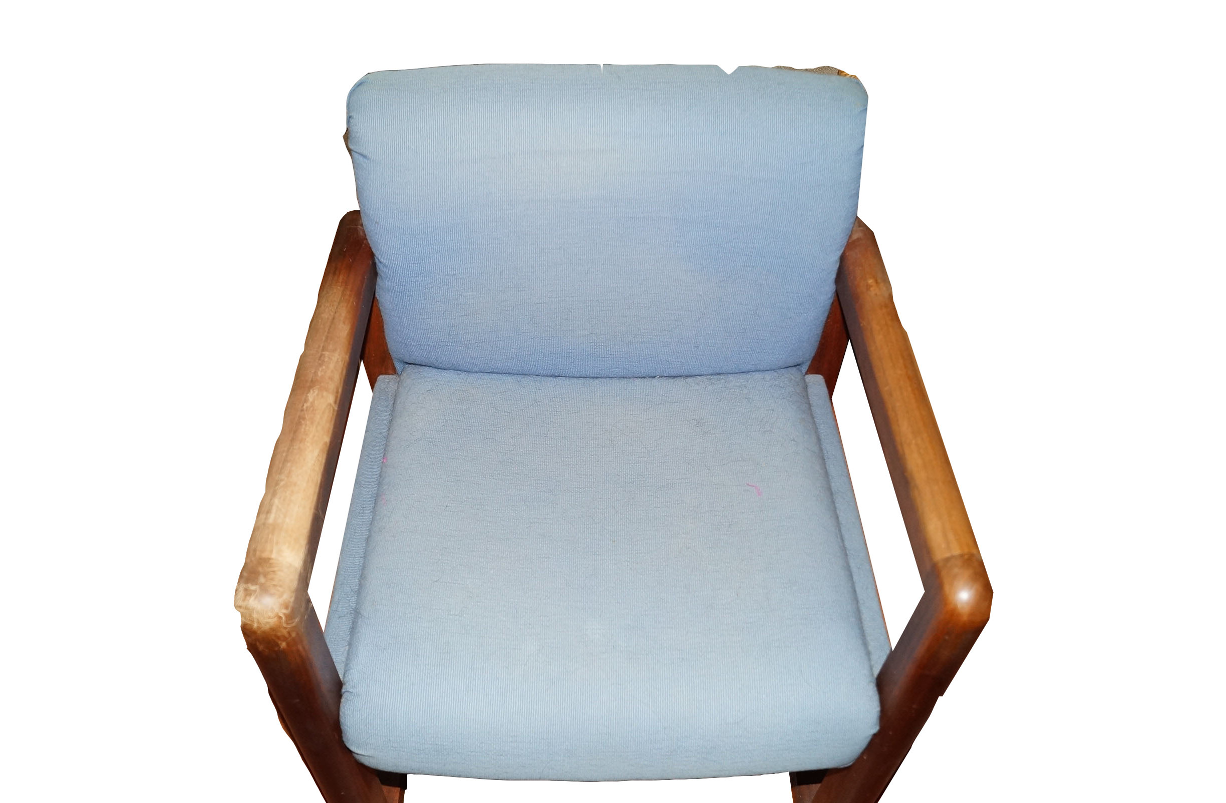 Light Blue Upholstered Office Chair