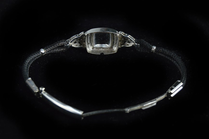 Vintage Platinum Diamond Hamilton Women's Watch