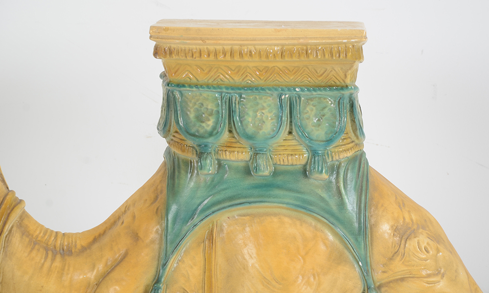 Ceramic Camel Figural Stand