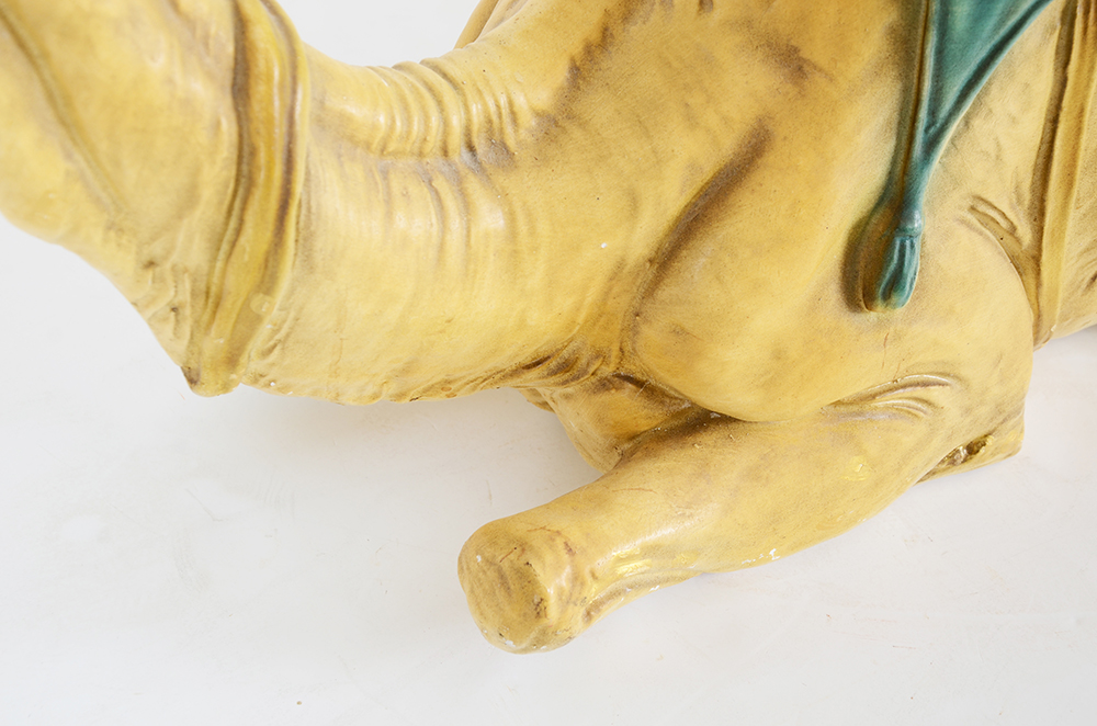 Ceramic Camel Figural Stand