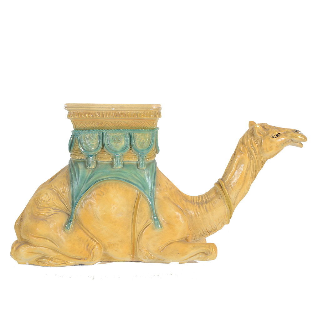 Ceramic Camel Figural Stand