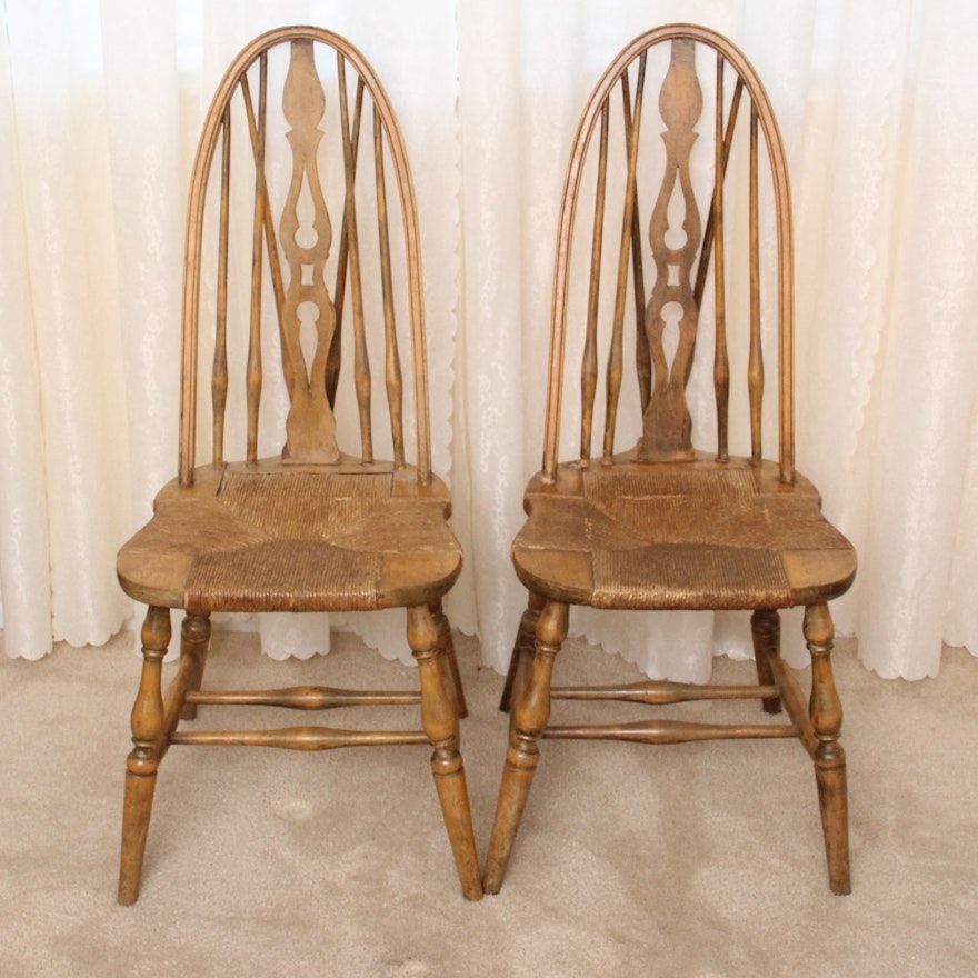 Pair of Antique Colonial Furniture Company Windsor Chairs