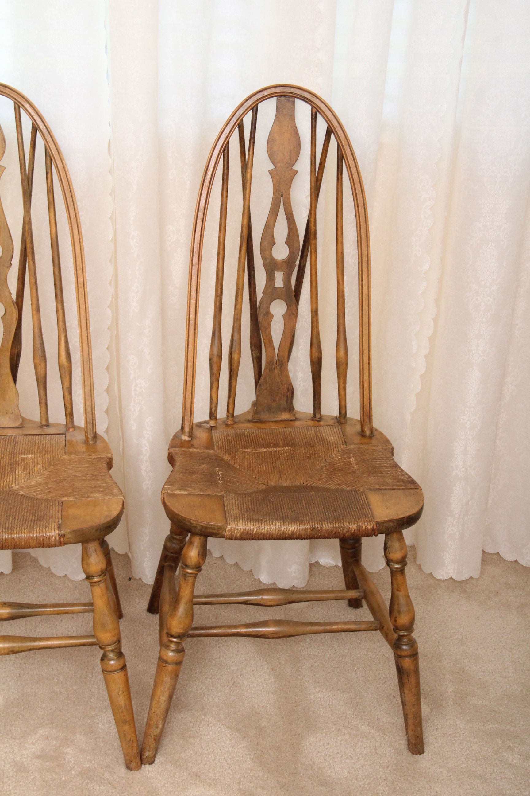 Pair of Antique Colonial Furniture Company Windsor Chairs