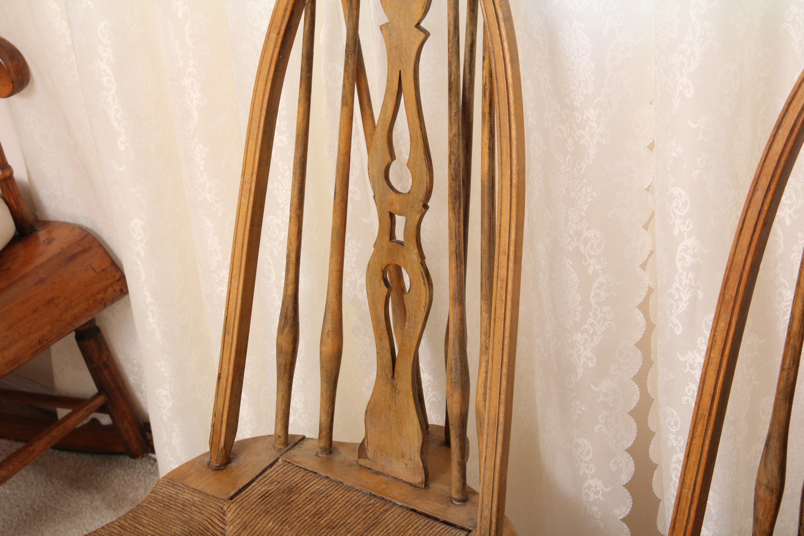 Pair of Antique Colonial Furniture Company Windsor Chairs