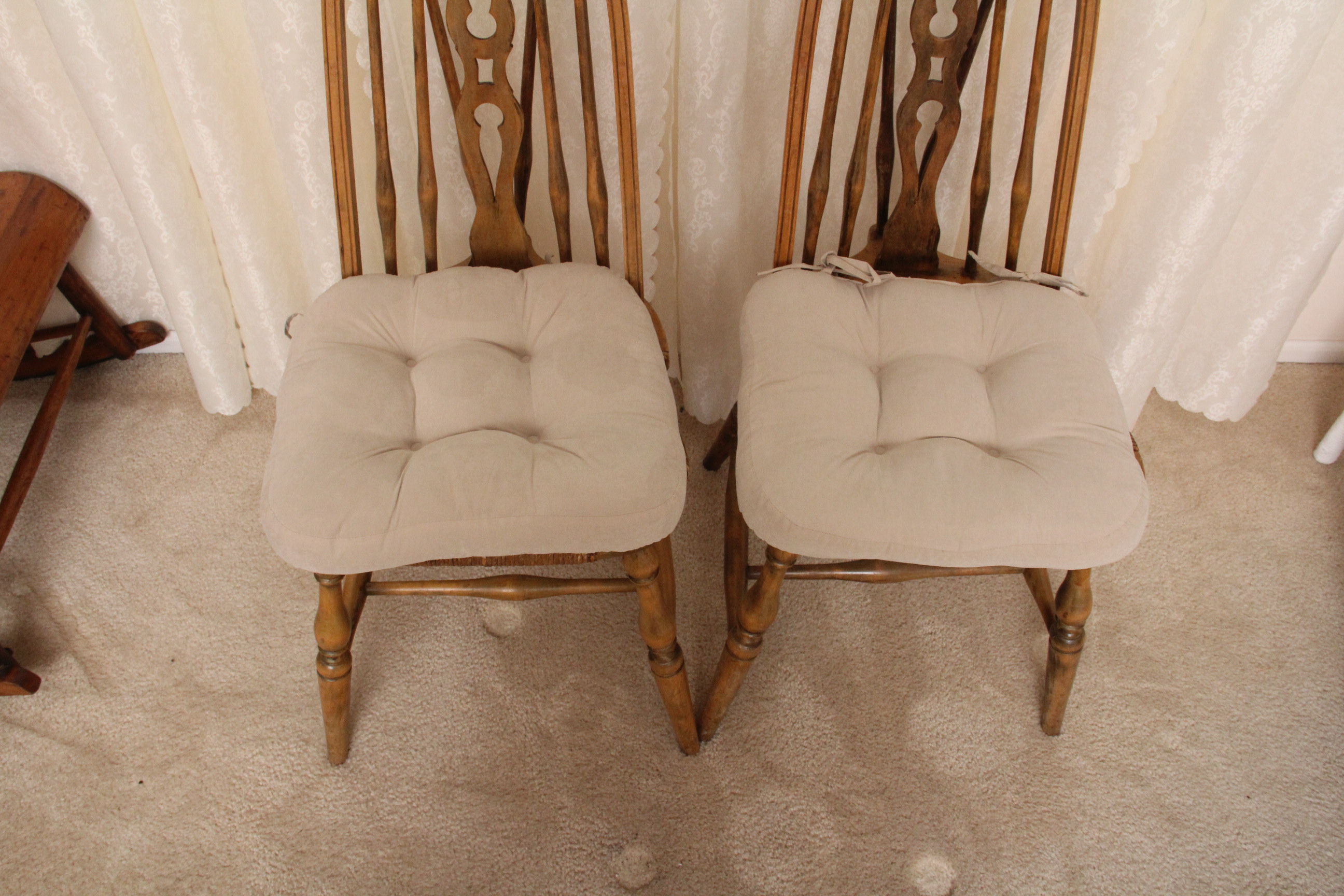 Pair of Antique Colonial Furniture Company Windsor Chairs