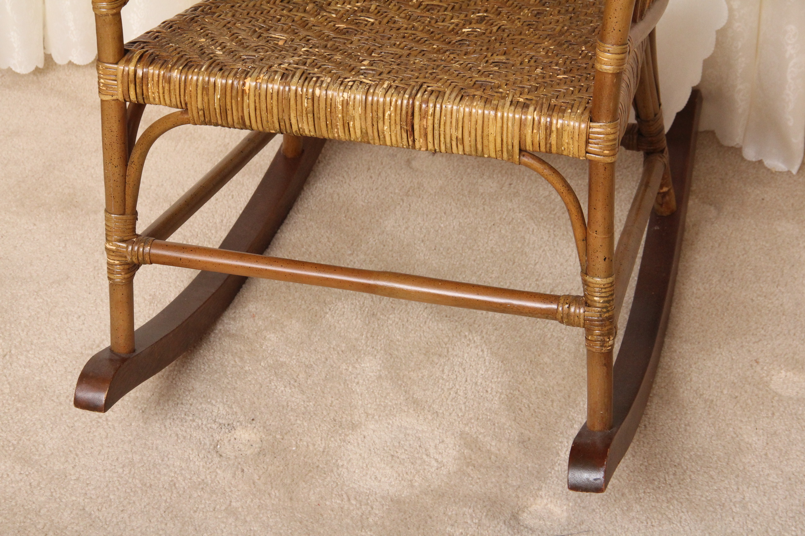 Pier 1 Wicker Rocking Chair